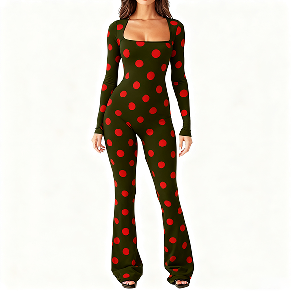 Shaping Women's Yoga Jumpsuit - Comfort Outdoor Wide-Leg Pants Gym Workout Suit Set