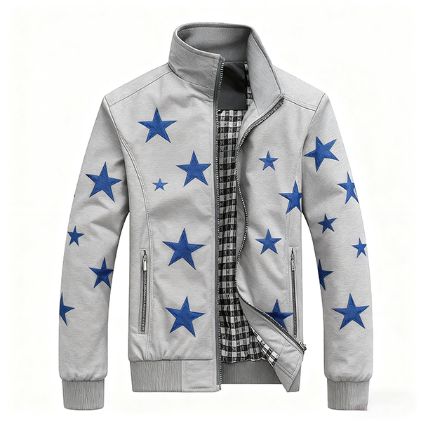 Autumn Fashion Slim Bomber Jacket - Men's Casual Lightweight Fall Outdoor Daily Stylish Overcoat