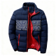 Winter Men's Windproof Warm Coat - Stand Collar Long Sleeve Zipper Multi-Pocket Casual Large Size Outdoor Jacket